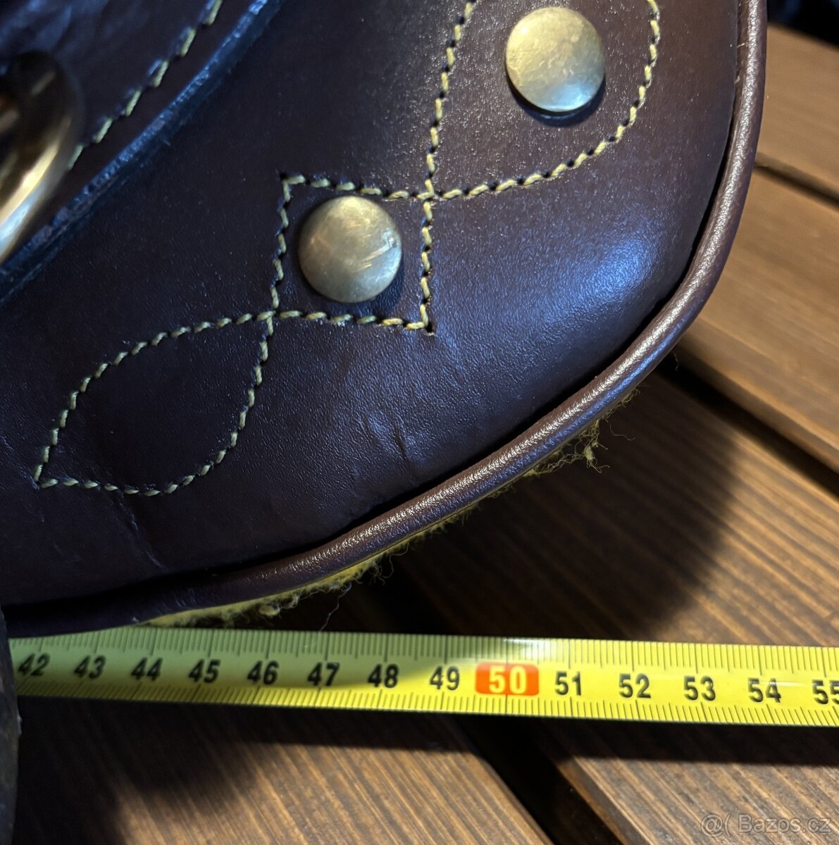 Australské sedlo s hruškou hnědé - 20