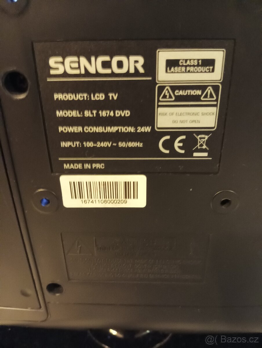 TV+DVD Zn. SENCOR SLT-1674 - 20