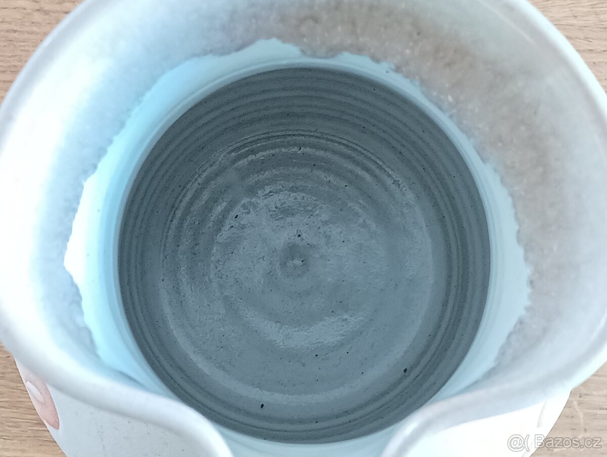 KERAMICKÝ DŽBÁN RUČNĚ DEKOROVANÝ - 20