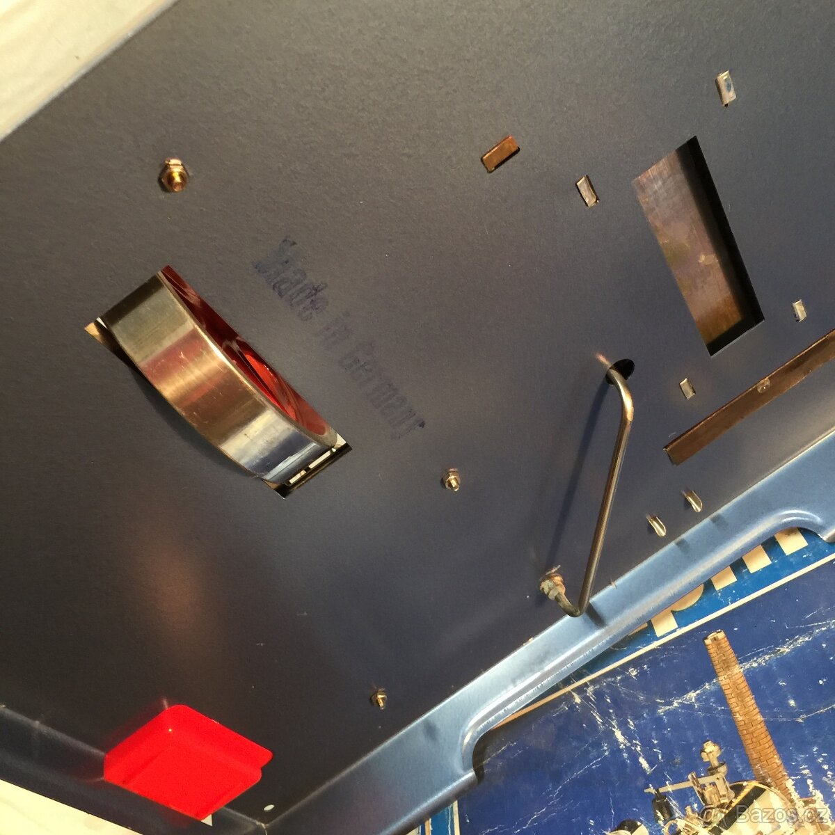 Parní stroj velký nepoužitý + příslušenství transmise líh - 20