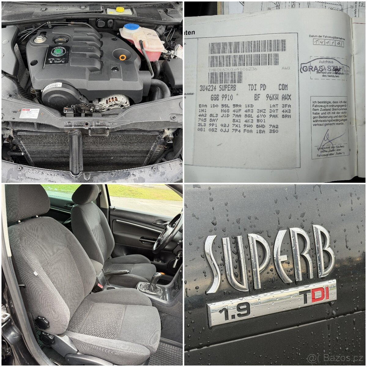 Skoda Superb 1,9 TDi 96kw 11/2005 Bi-Xenony,Navi - 20