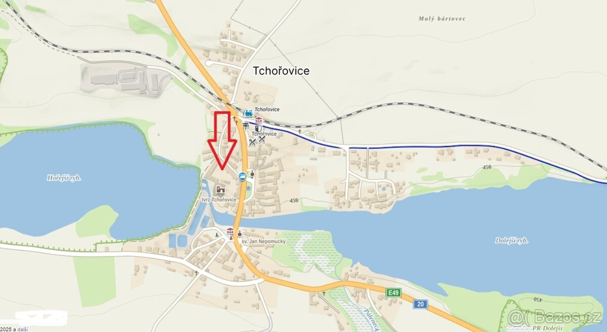 TCHOŘOVICE - středověká tvrz - 20