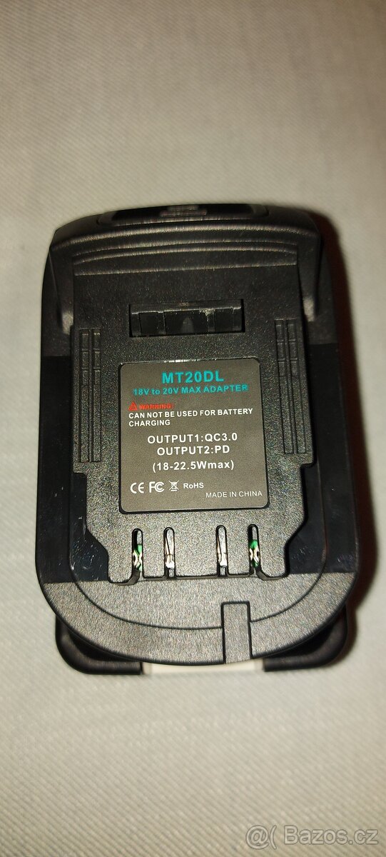 Redukce-adaprér, nářadí DeWALT na Aku Makita 18V,TOP. - 20