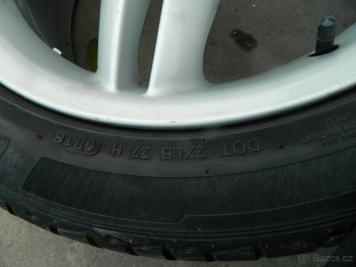 alu kola 5x100+letní pneu R17 - 20