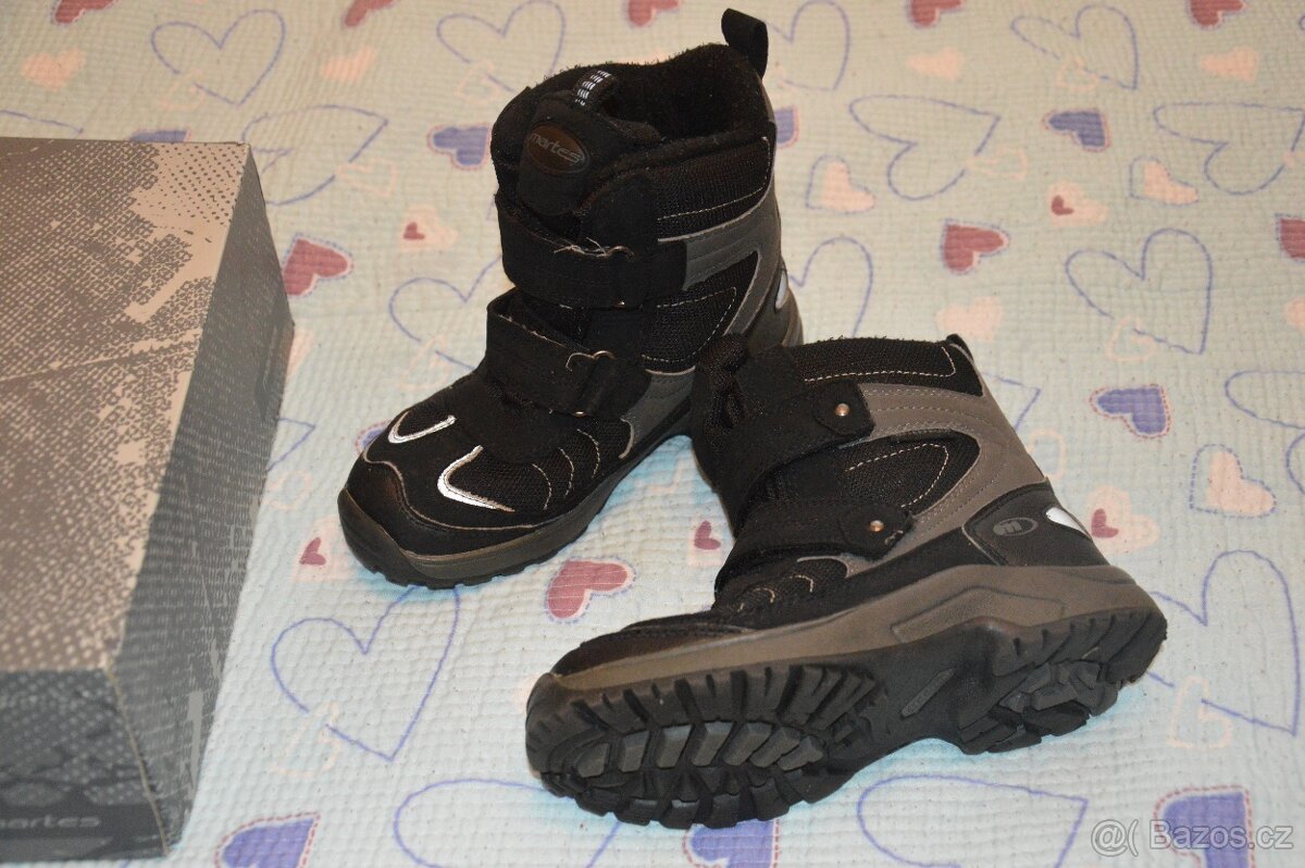 32 DZO Martes waterproof zimní kožené boty kozačky - 20