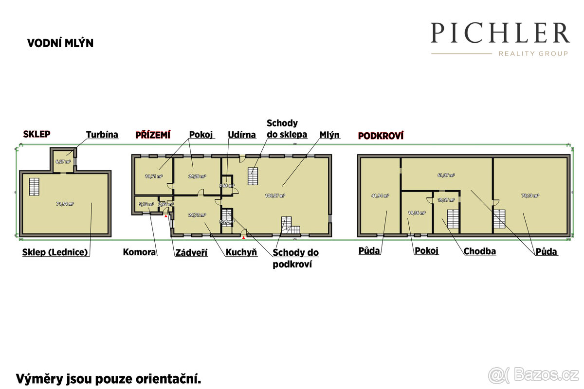 Prodej rodinného domu a mlýna, 14860 m², Hlohová - 20