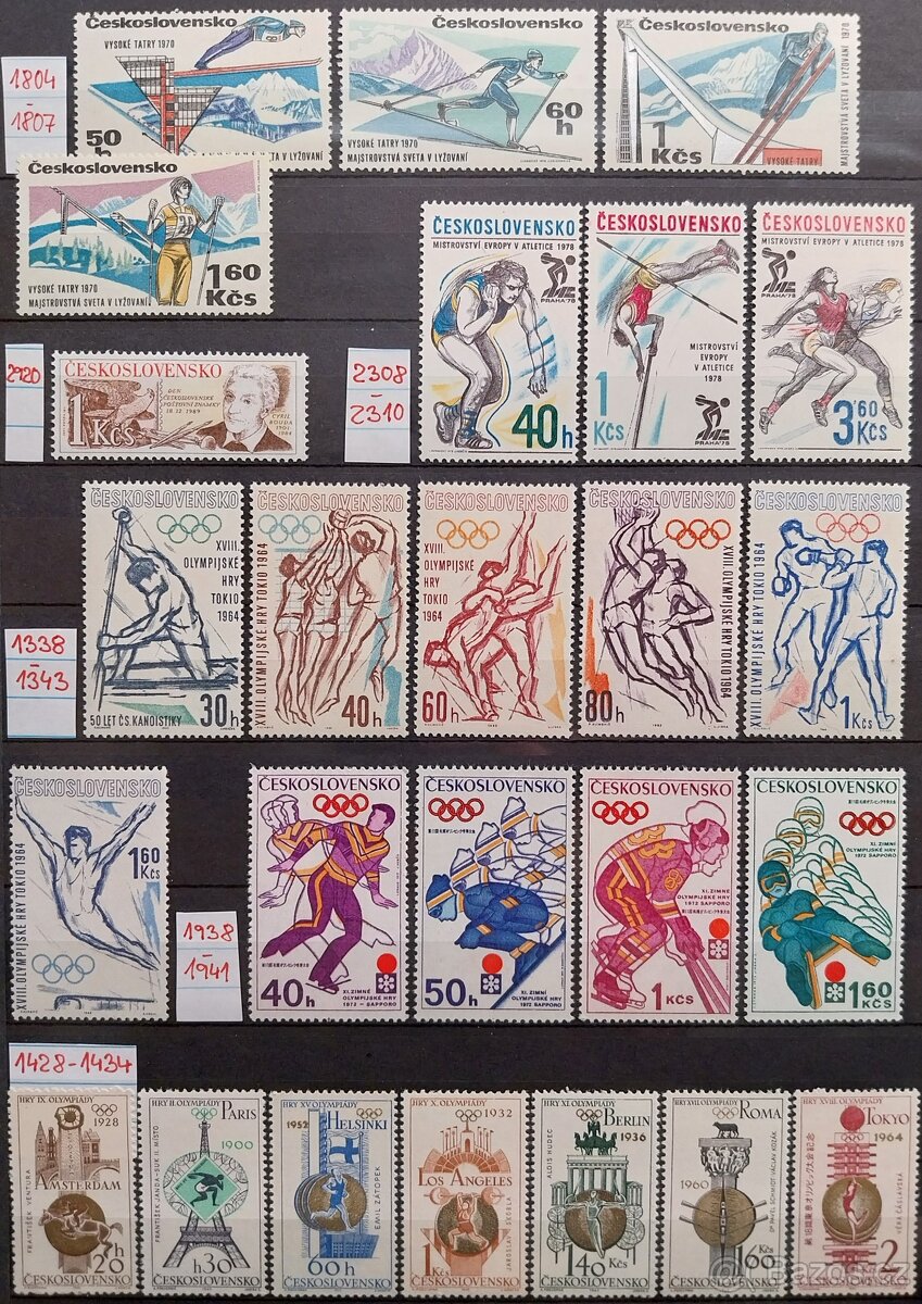 Známky ČESKOSLOVENSKO – 2 - 20