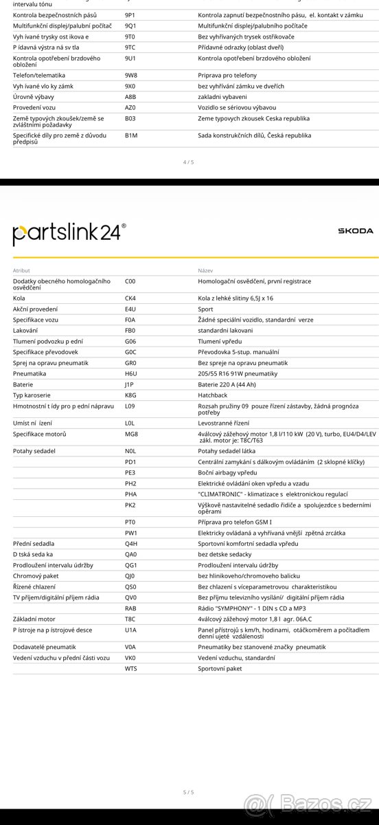 Škoda octavia 1.8t Tour - 20