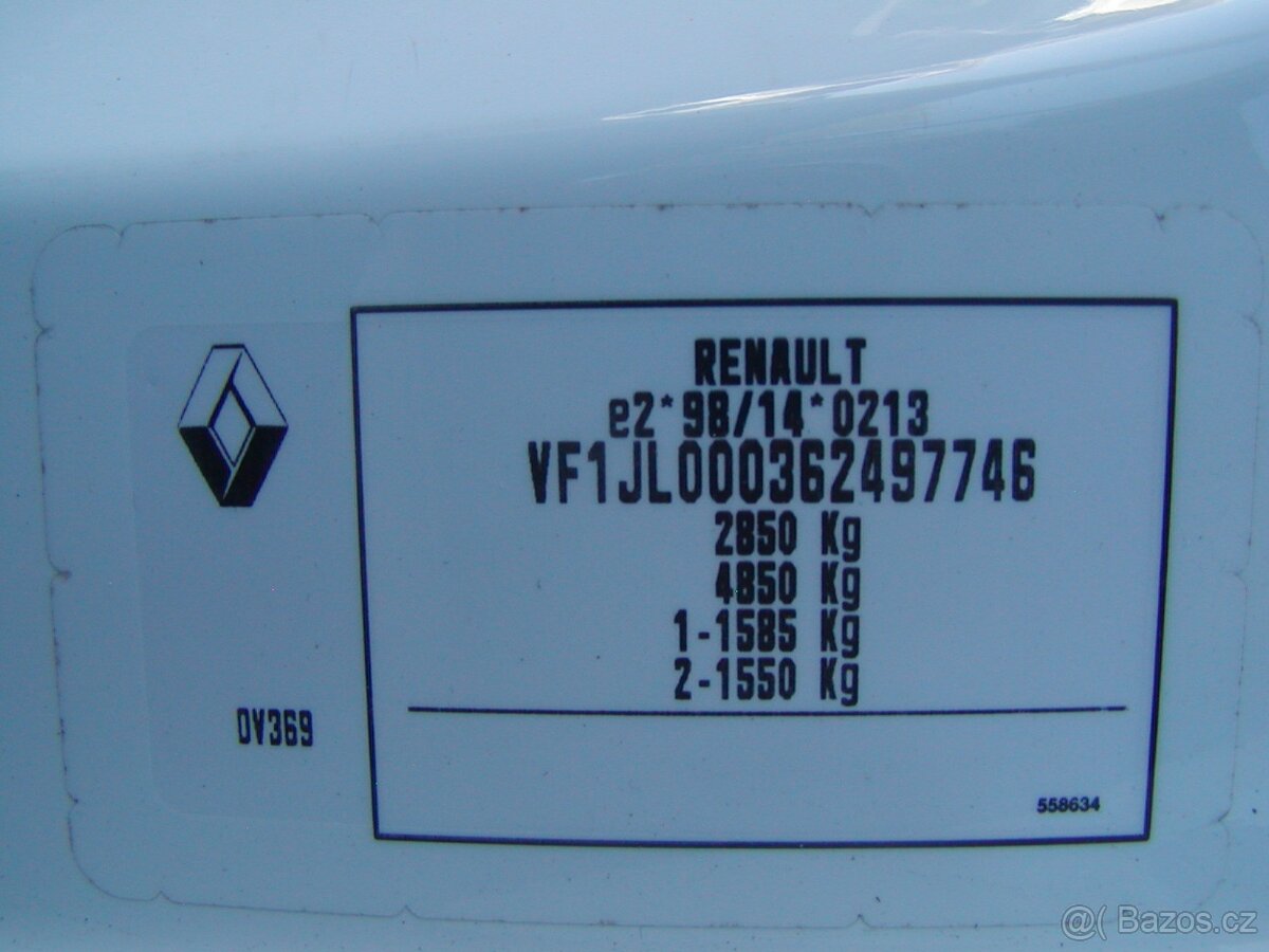 Renault Trafic 1.6DCi, 5-MÍST, 1.MAJ.ČR, VÝB.STAV - 20