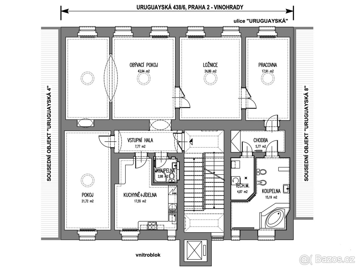 Prodej celopodlažního bytu 4+1 (162 m²) + sklep cca 9 m², Ur - 20