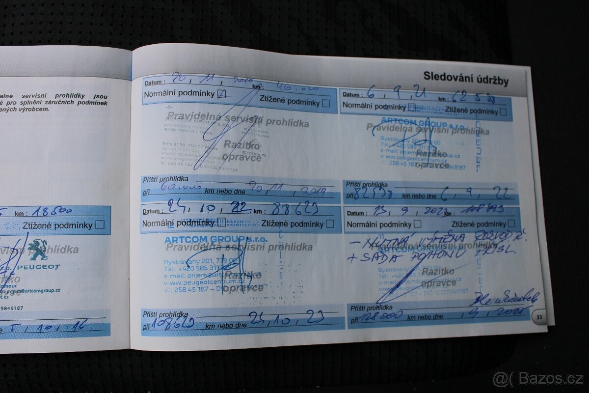 Peugeot 3008, 1,6HDi 84KW, 1.maj.,ČR,serviska, r.v. 2013 - 20