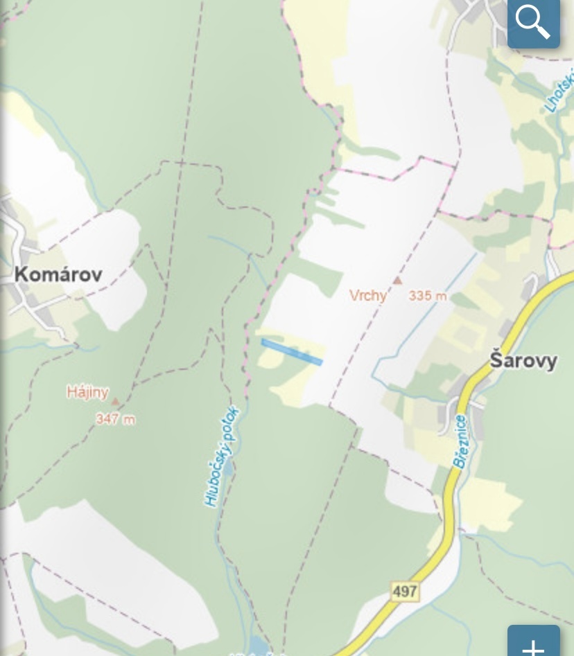 Lesní pozemek Šarovy - 20