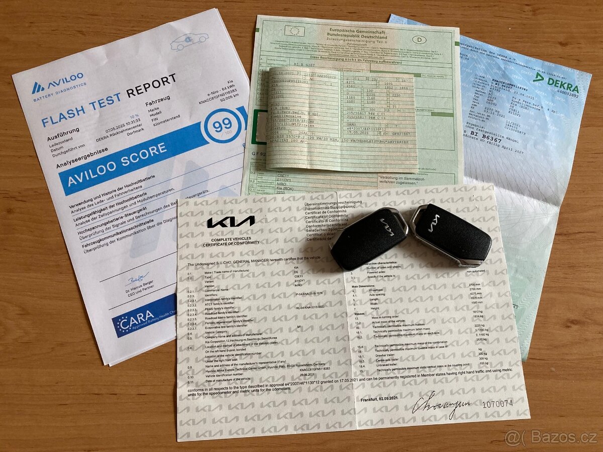 KIA NIRO EV, SPIRIT 64 kWh, 11/2021 1.MAJ SOH 100% - 20