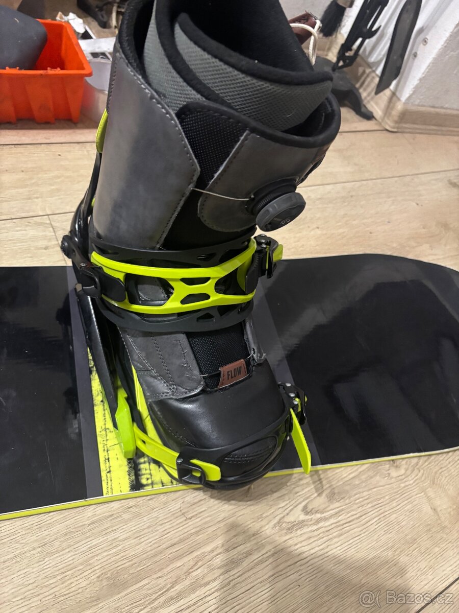 Snowboard Flow Viper 159W plus vazani Gravity - 20