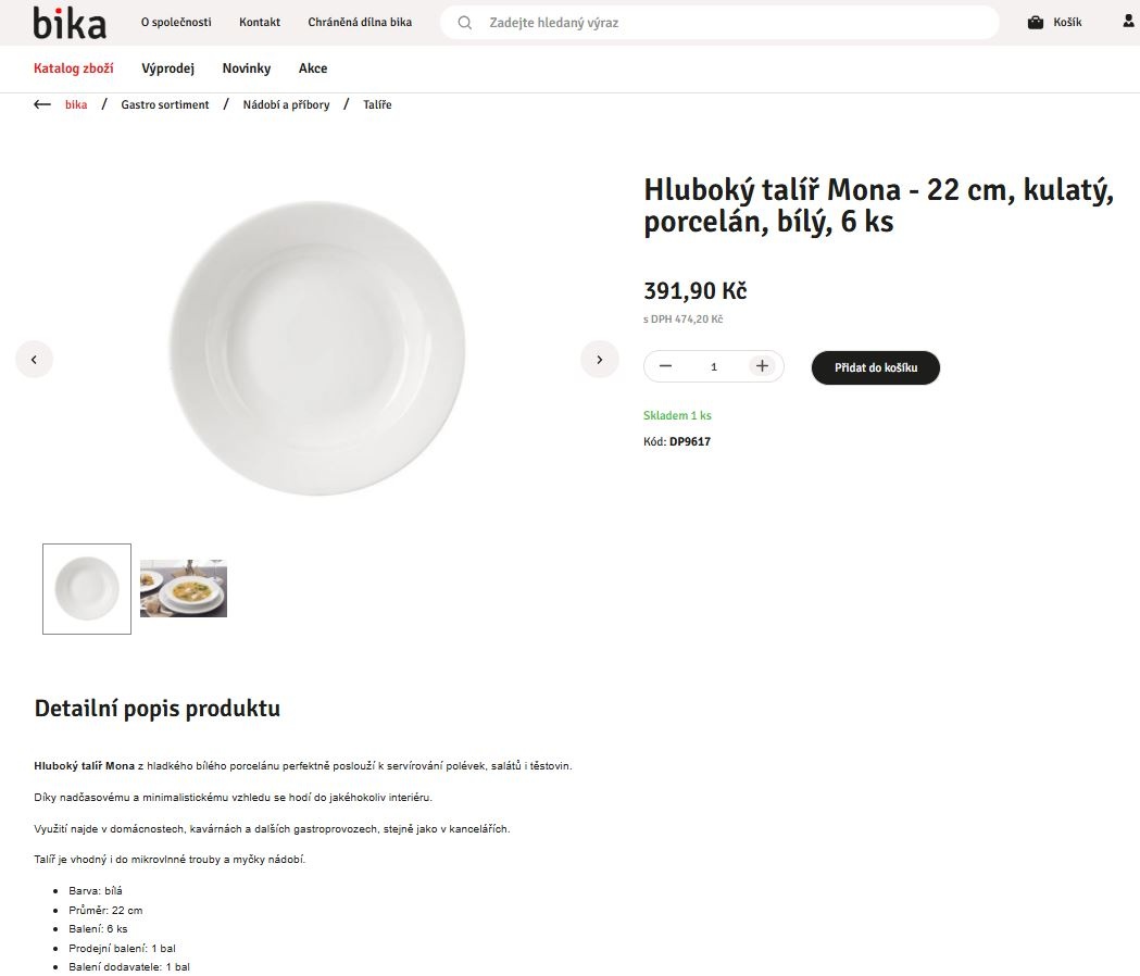 Nádobí - talíře, misky, příbory, skleničky - NOVÉ - 20