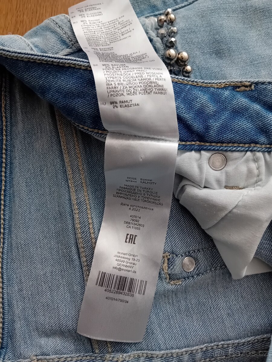 Monari dámské džíny vel. M - 20