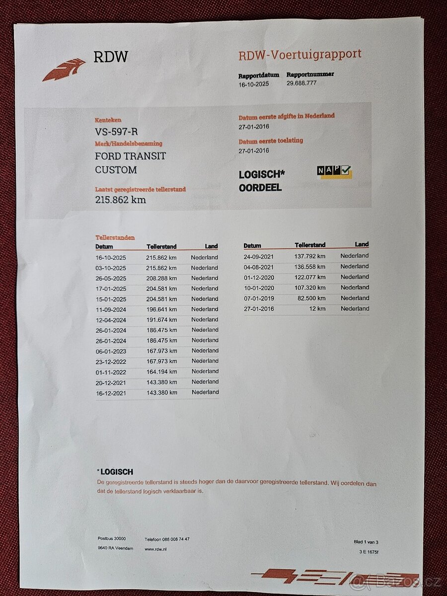 FORD CUSTOM 2.2 92KW L2H2 2016 DPH - 20