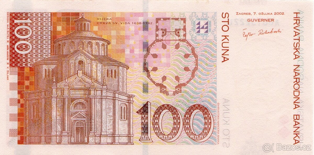Bankovky 5 - 1000 kun a 1 - 50 000 dinárů Chorvatsko - 20