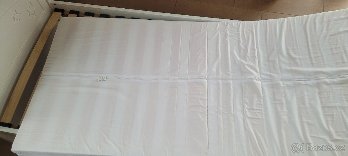 Dětská bila postel s hvězdičkama s šuplíkem - 20