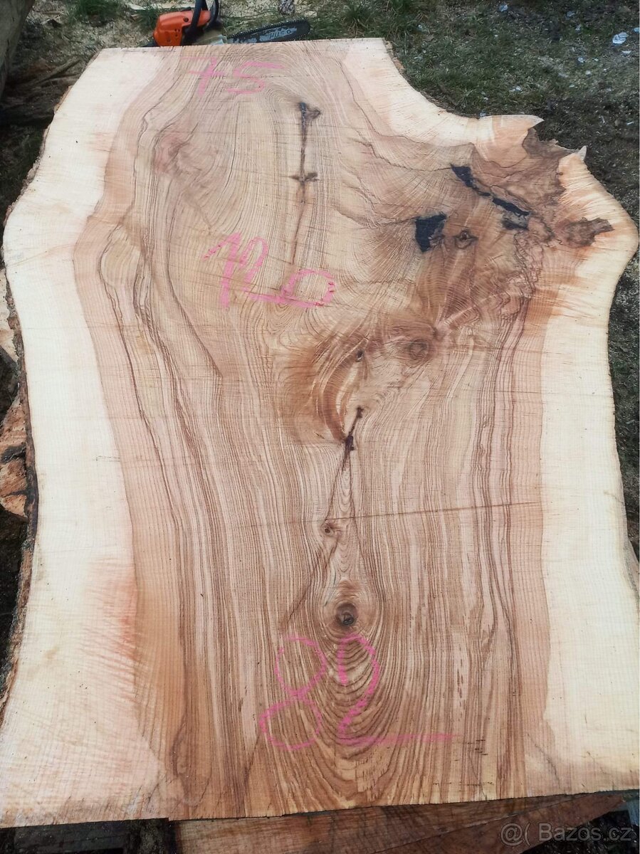 Fošny jasan,modřín ,XXL fošny - 20