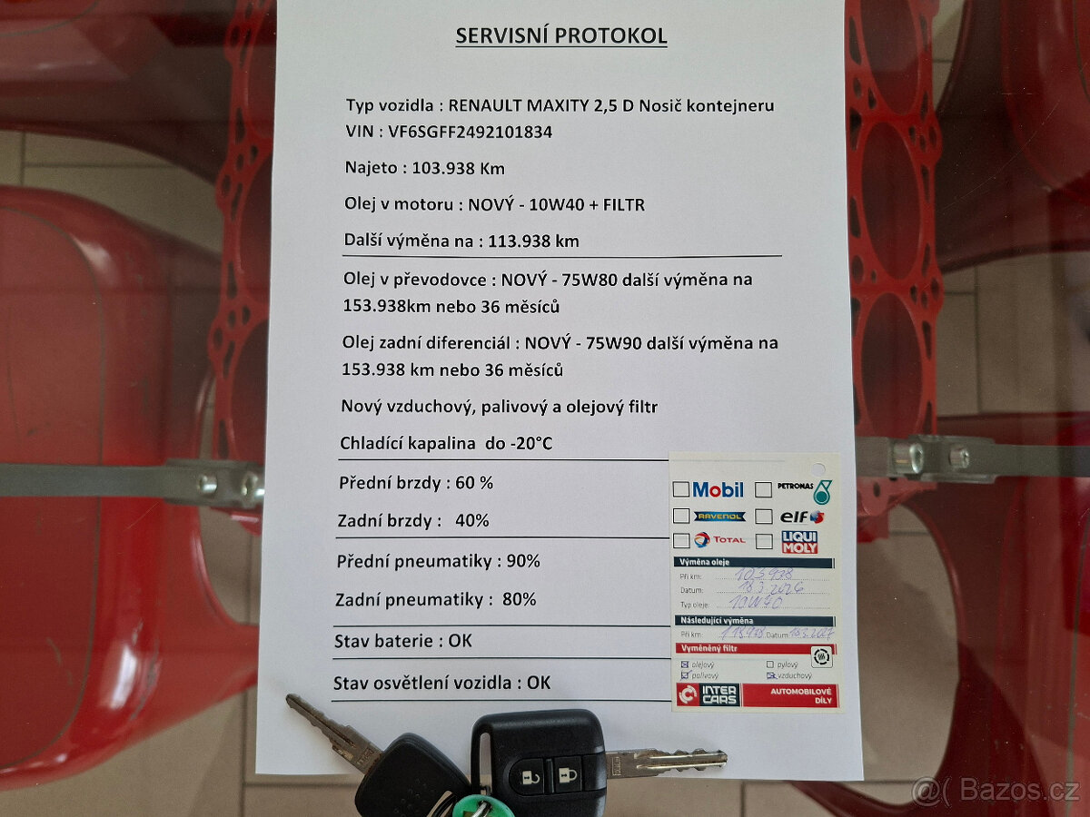 Renault Maxity 2,5 DCi, Nosič kontejneru do 3,5T, DPH - 20