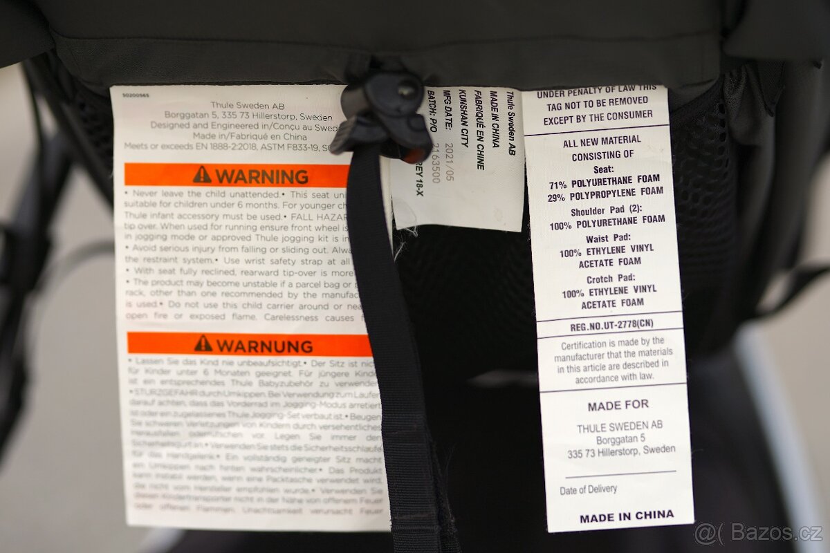 Thule Urban Glide 2 Dark Shadow + příslušenství - 20