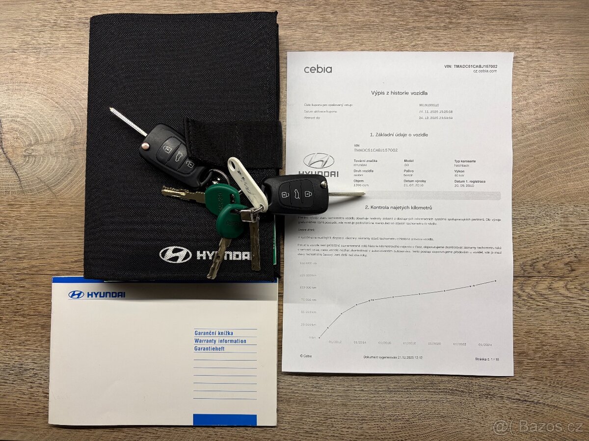 Hyundai i30 1.4i 80KW Blue Drive, Senzory, Výhřev, Tempomat - 20