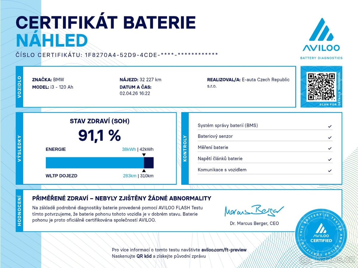 BMW i3 120 Ah 2021 - 20