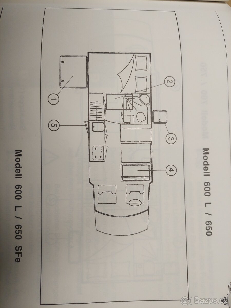Obytný vůz HOBBY 600D/650 MAXI FSE r.v. 2000 - 20