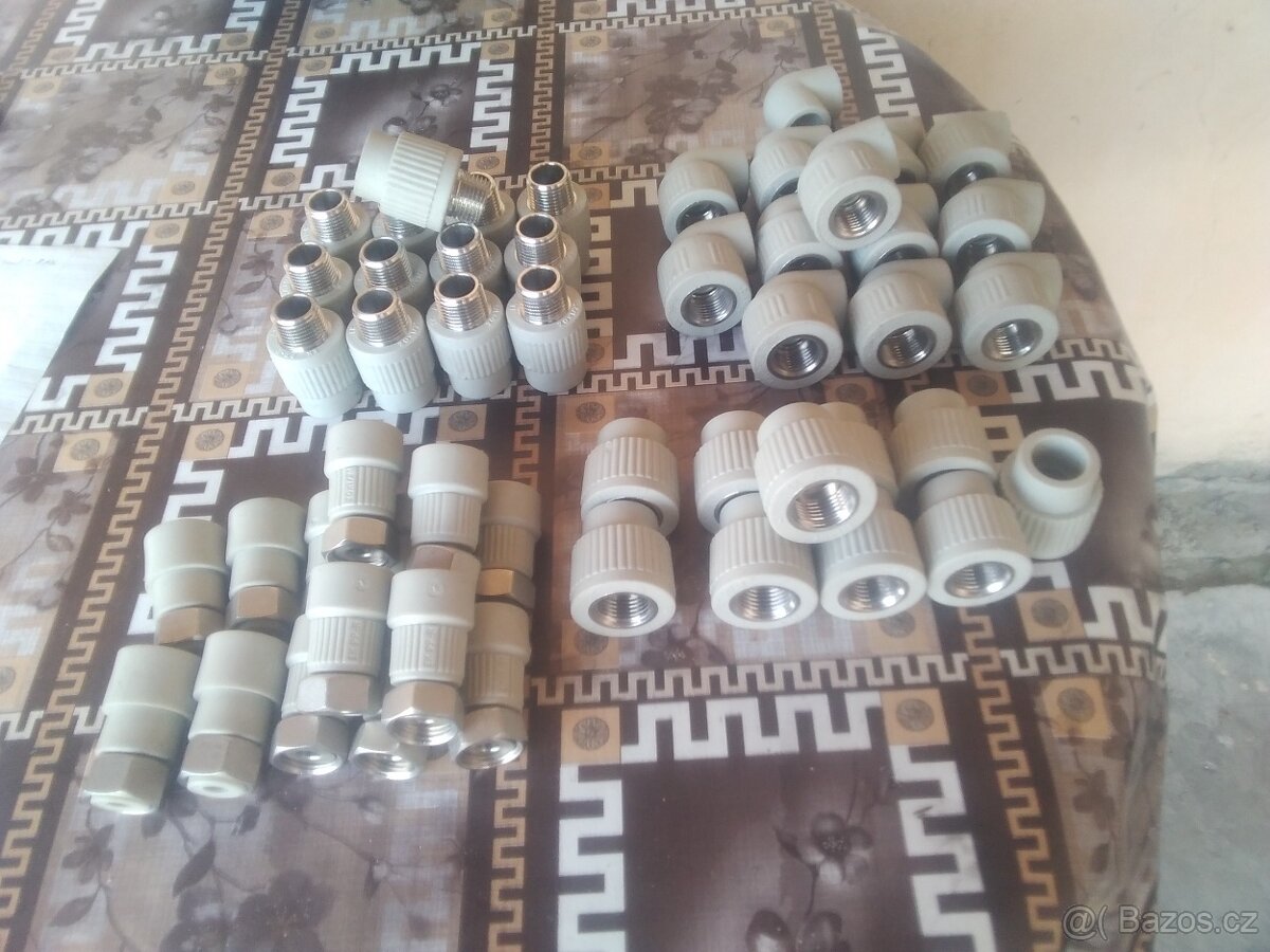 Tvarovky ppr, mosaz, kohouty - 20