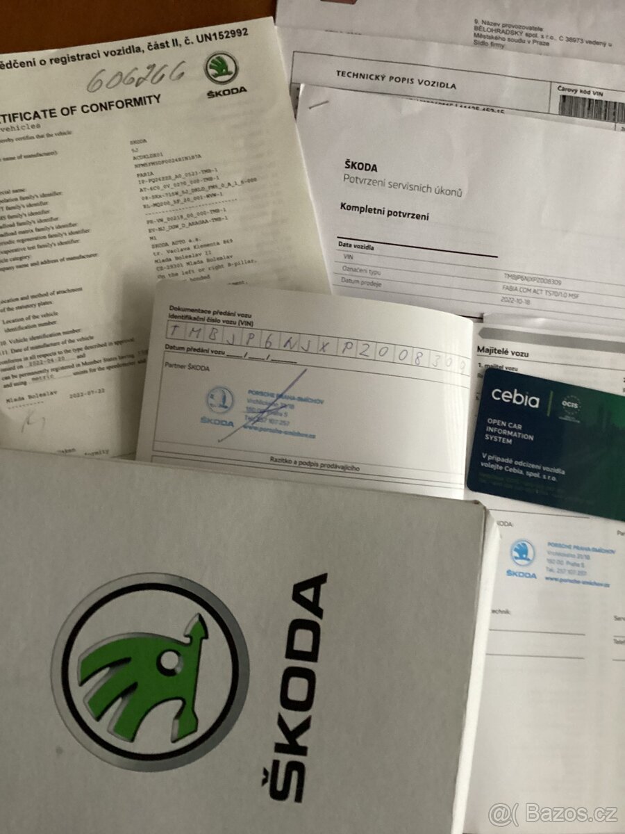 Škoda Fabia 3 model rok 2023 koupeno ČR servisováno DPH - 20