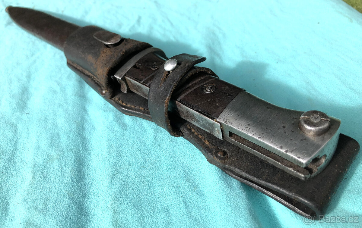 Německý bodák Mauser K98 – značený komplet (2. sv. válka) - 20