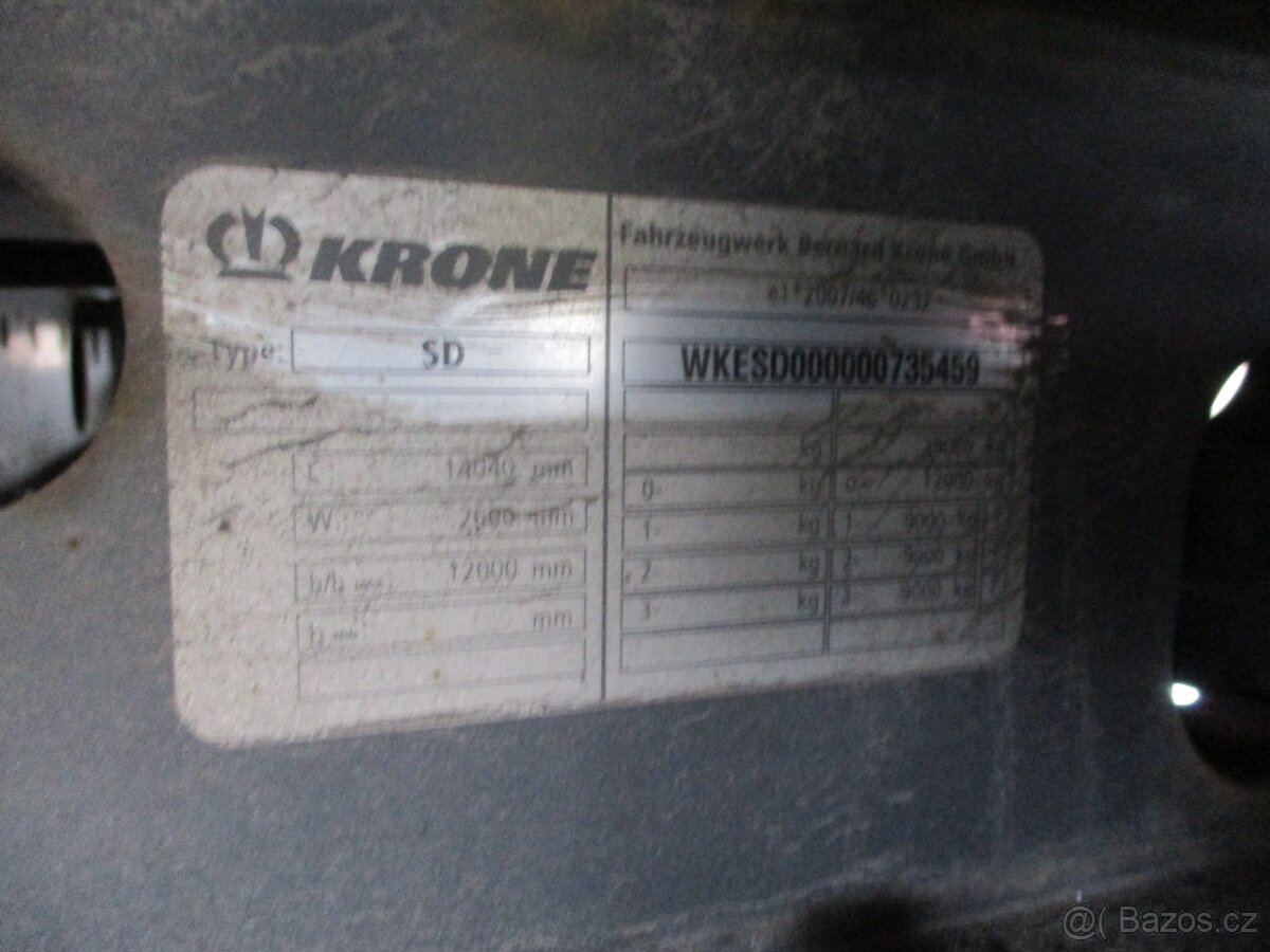 25289 mrazák Krone SD Cool Liner Carrier Vector 1950 - 20