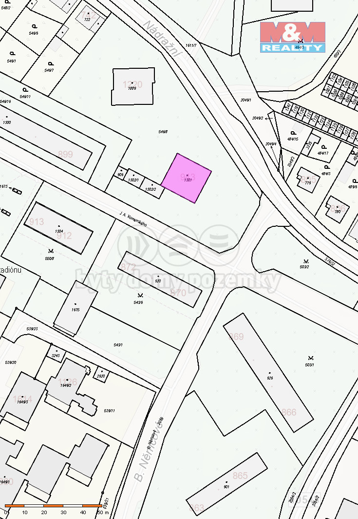 Prodej bytu 3+kk, 64 m², Milevsko, ul. J. A. Komenského - 20