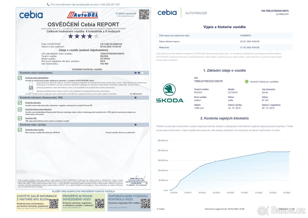 Škoda Octavia 1.6 TDi 81kW DSG Navigace, Tempomat - 20