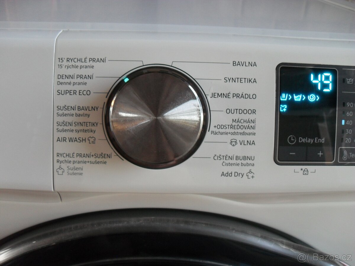 PRAČKA SE SUŠIČKOU SAMSUNG 9+5KG,APKA,DVÍŘKA ADDWASH, tř.A - 20