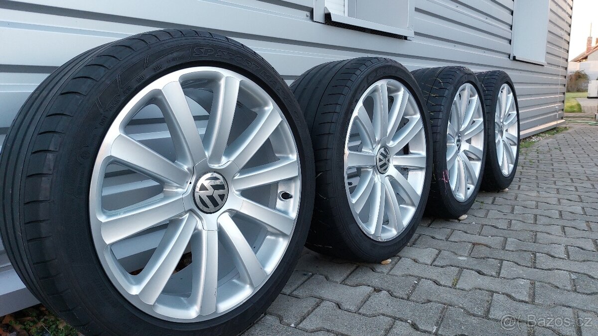Alu kola 5x112 R19 r line vw Tiguan Letní pneu - 20