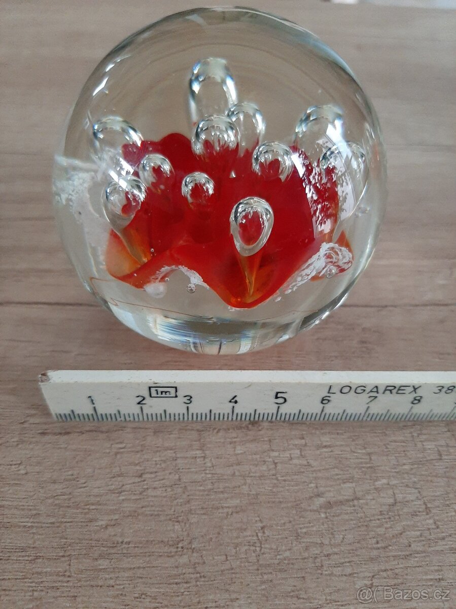 Retro sklenené težítka 2Ks - 20