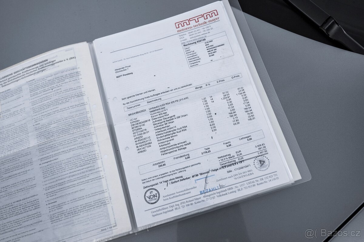 Audi RS4 Avant B5 MTM | Serv.kn. - 20