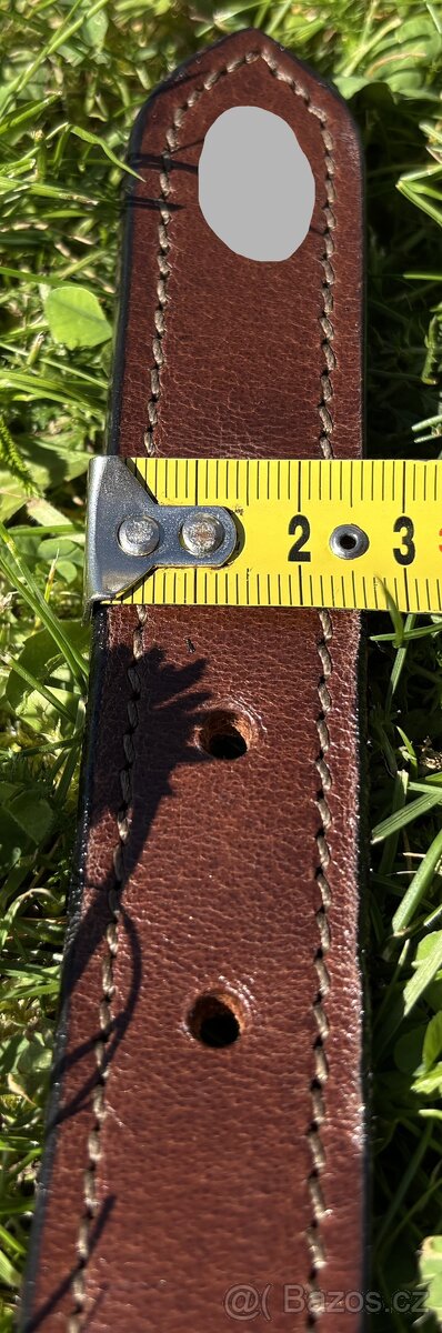 Kožený psí obojek bez připojení na vodítko, náhrdelník MIX - 20