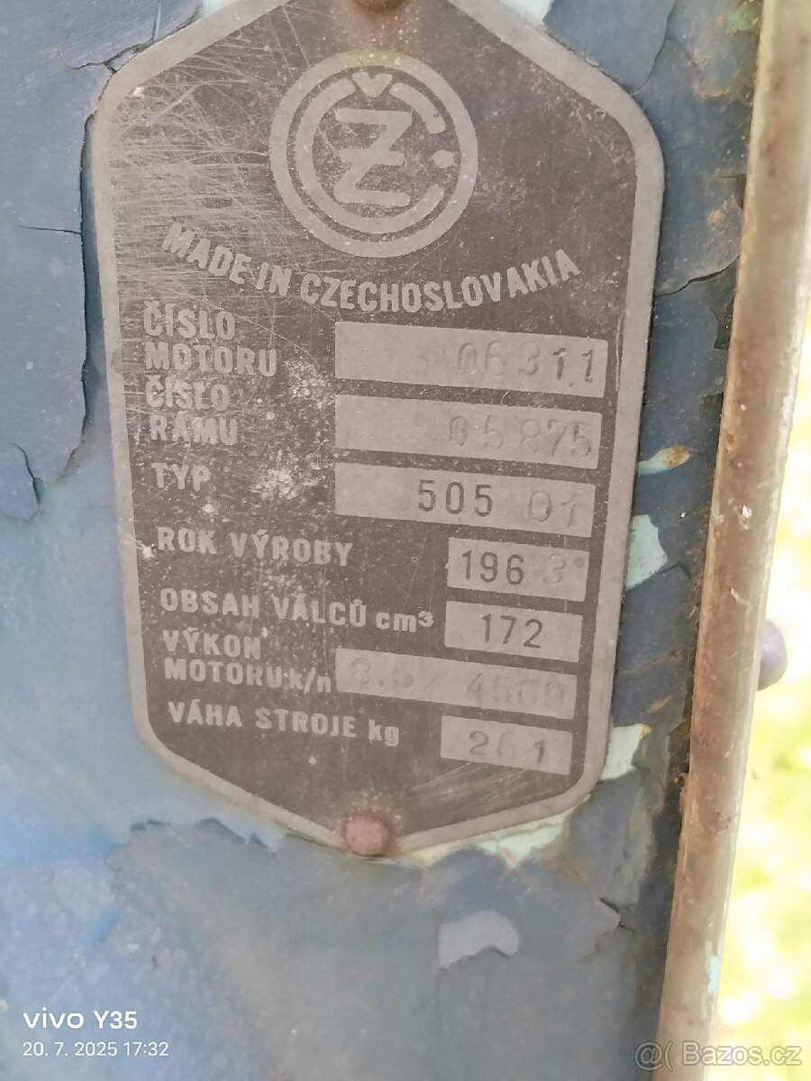 ČZ 175 prase typ 505 rikša - 20