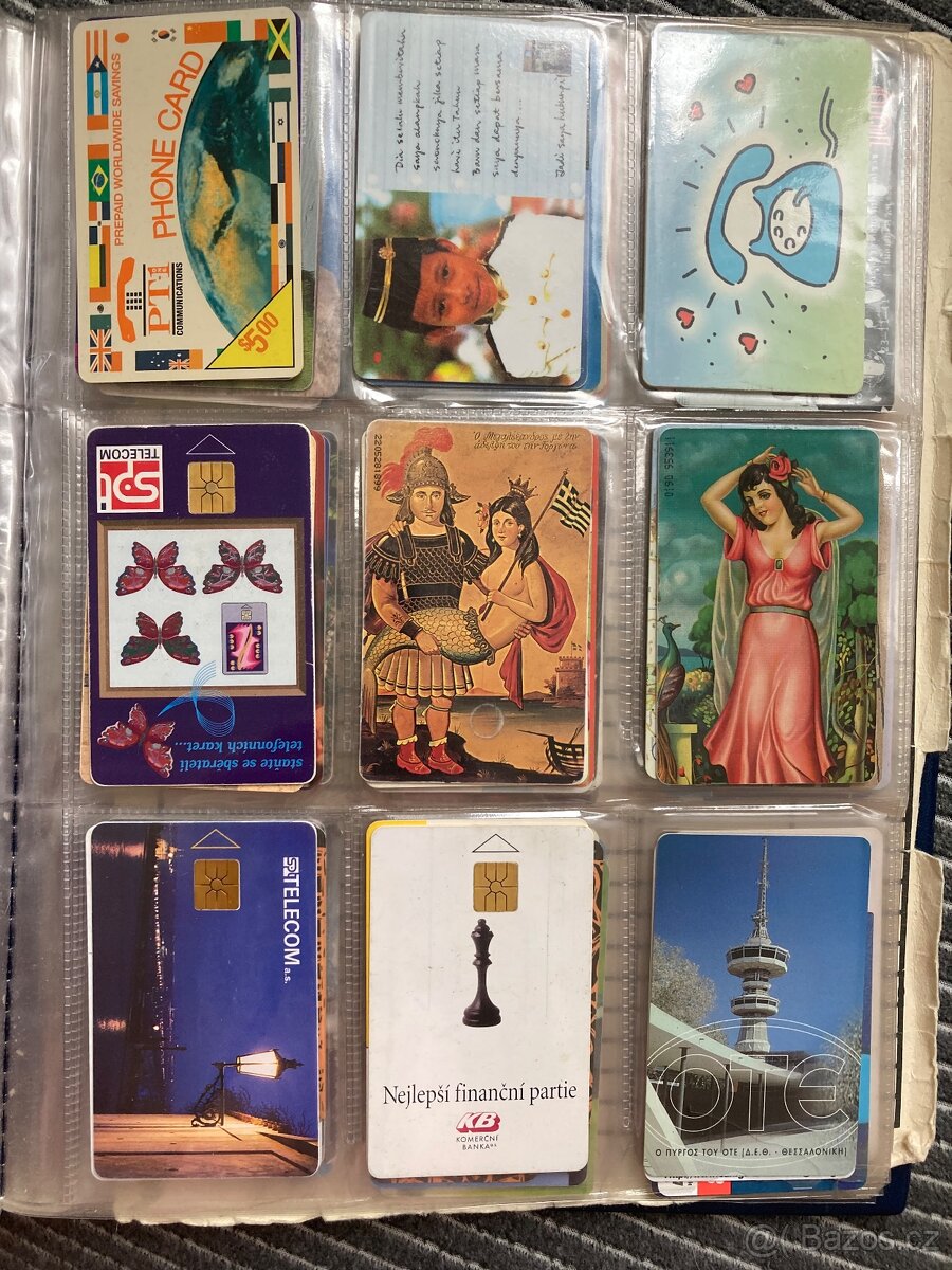 Album telefonních karet ČR i zahraniční - 20