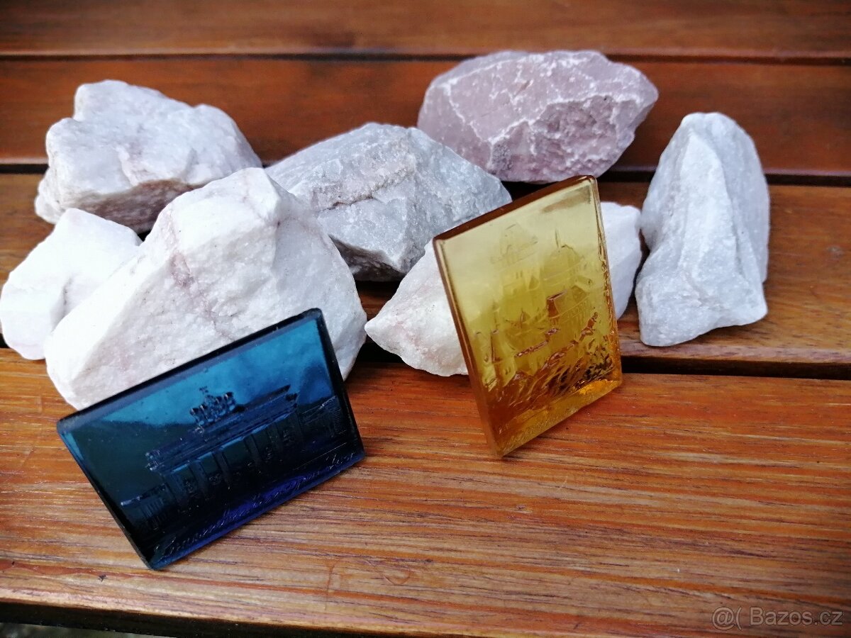 Starožitné skleněné miniaturky - 20