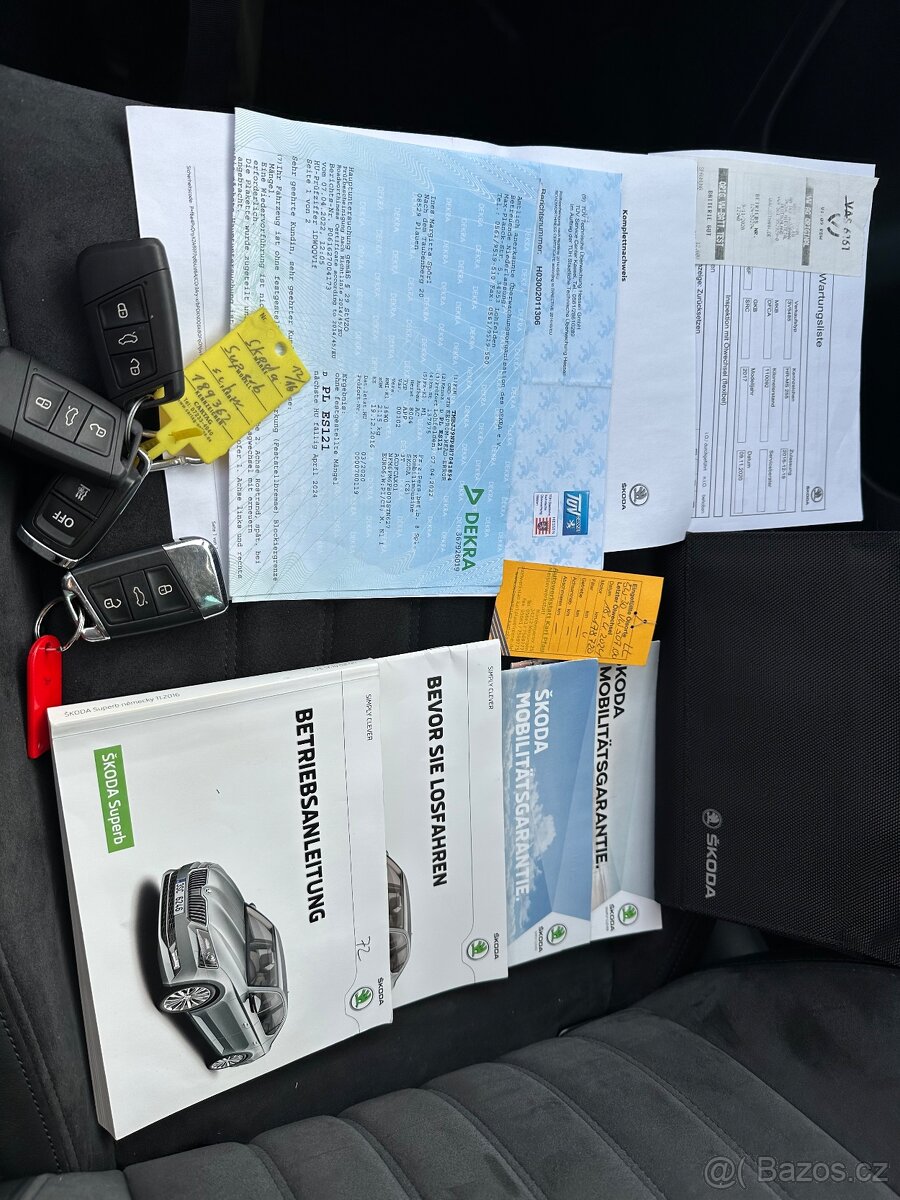 ŠKODA SUPERB 3 combi 2.0 tdi 140kw manuál webasto alcantara - 20