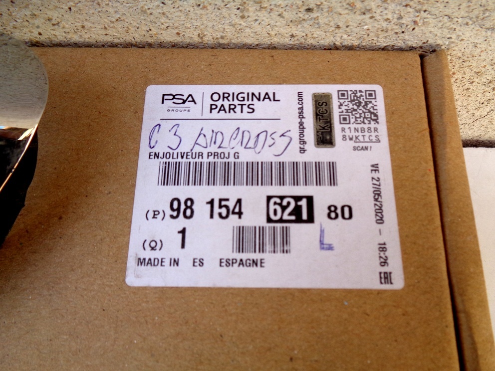 Citroën C3 a Citroën C3 Aircross originál náhradní díly - 20