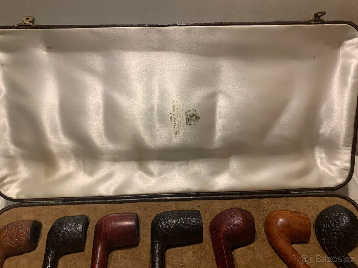 Sada pouzder na dýmky DUNHILL s dýmkami Seven Day, vzácné, 6 - 20