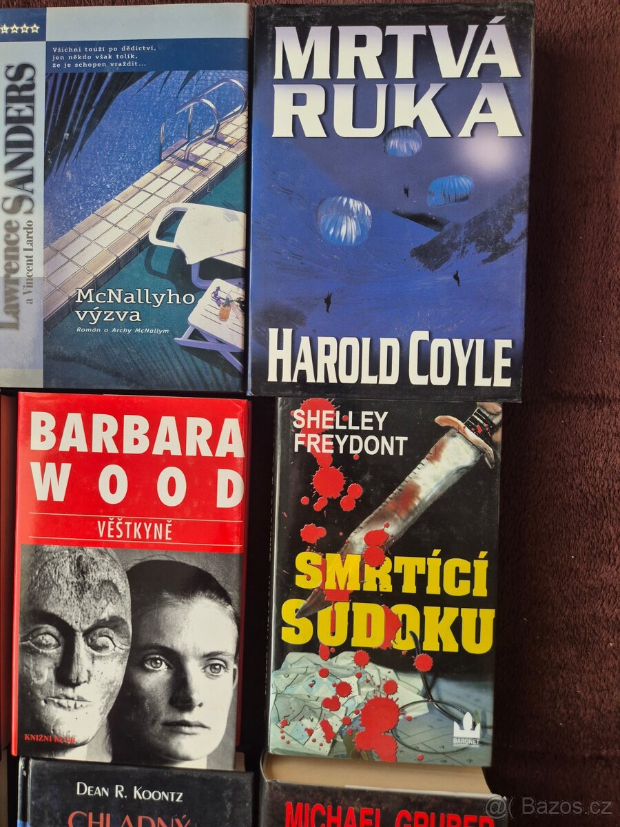 Knihy, thrillery jednotná cena - 20