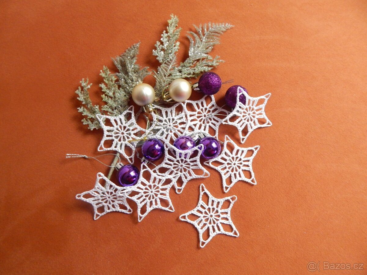 Háčkované vánoční ozdoby - 20