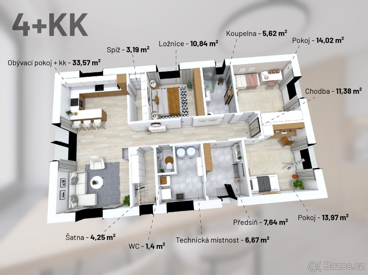 Prodej novostavby 4+kk v Choťovicích u Kolína - 20