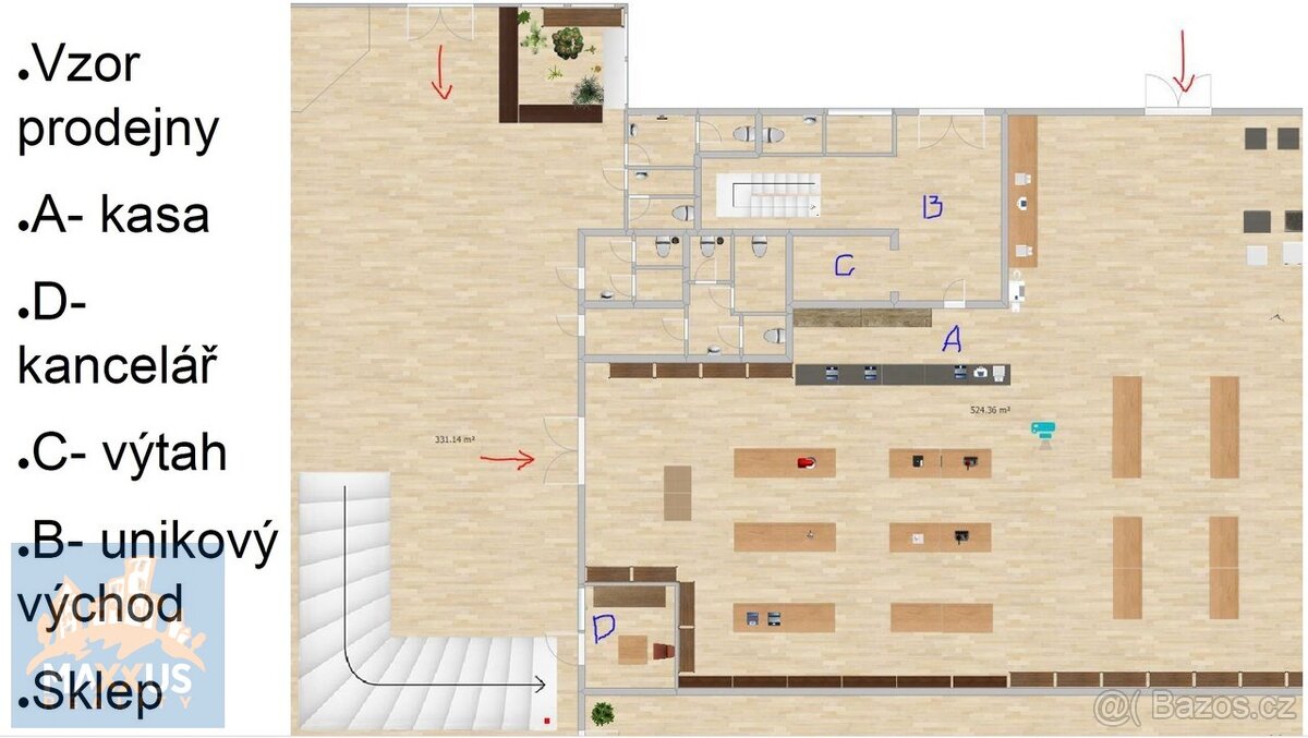 Prodej obchodního centra, Žatec - 20